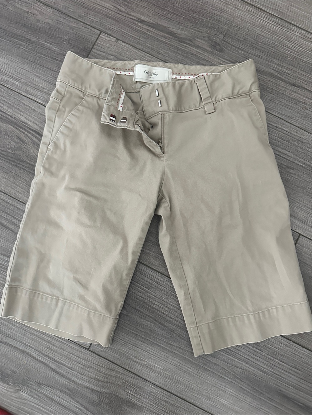 Old Navy Beige Bermuda Shorts